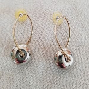 Gold/Silver Pierced Earrings